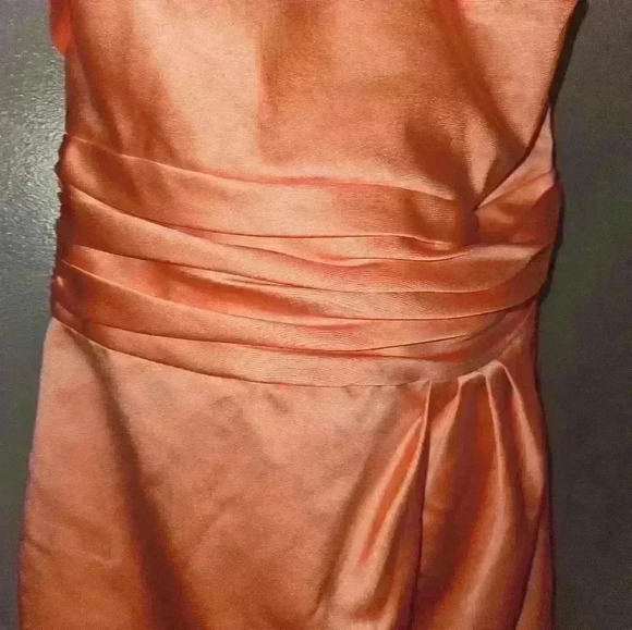 Davids Bridal Womans One Shoulder Dress Size 10 - Picture 7 of 13